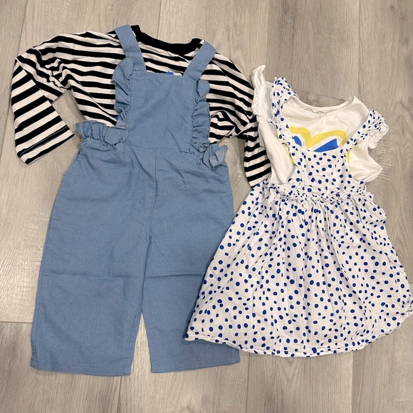 Cotton dress overalls set bundle - Picture 2 of 4